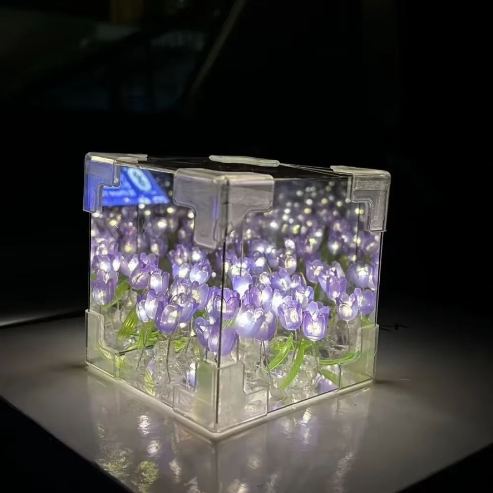 DIY Tulip Mirror Night Light Craft Kit