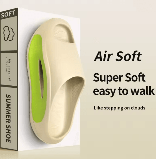 Mens EVA Summer Thong Slippers with Thick Non Slip Sole
