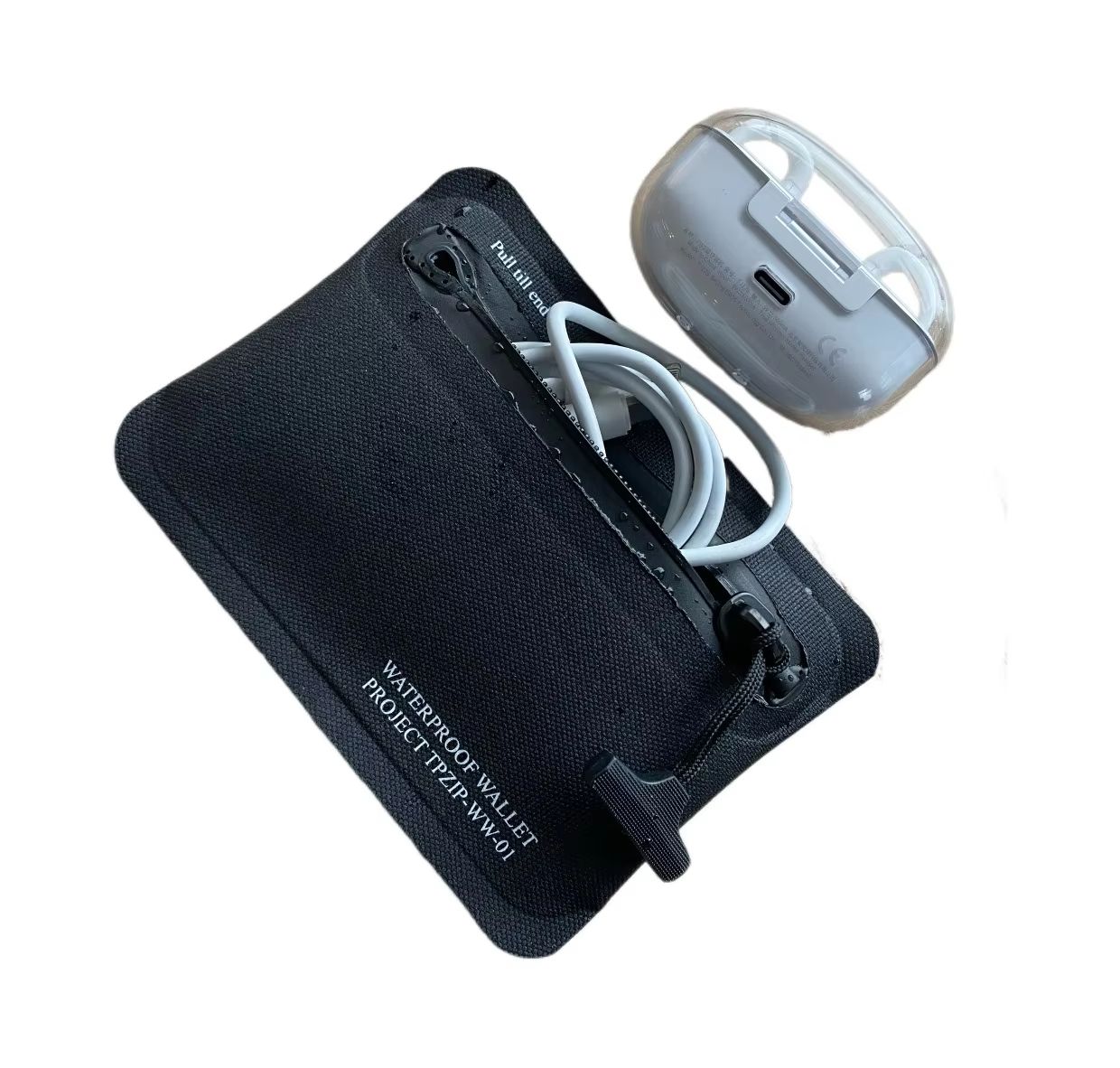 Tactical Coin Purse Key Card Holder - Waterproof EDC Mini Wallet with MOLLE Clip