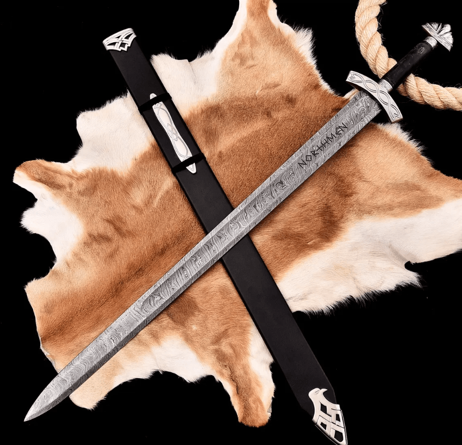 Northmen Viking Sword | Hand-Forged High-Carbon Steel | Collector Display Sword with Scabbard