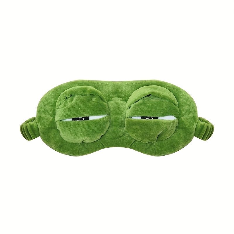 3D Frog Eye Sleep Mask - Comfortable - Light-Blocking & Portable for Travel - Office Naps & Gaming - One Size Fits All