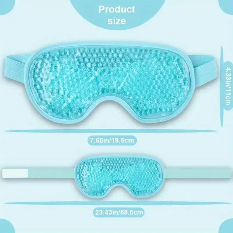 Gel Bead Hot and Cold Eye Mask for Puffiness Dark Circles and Relaxation