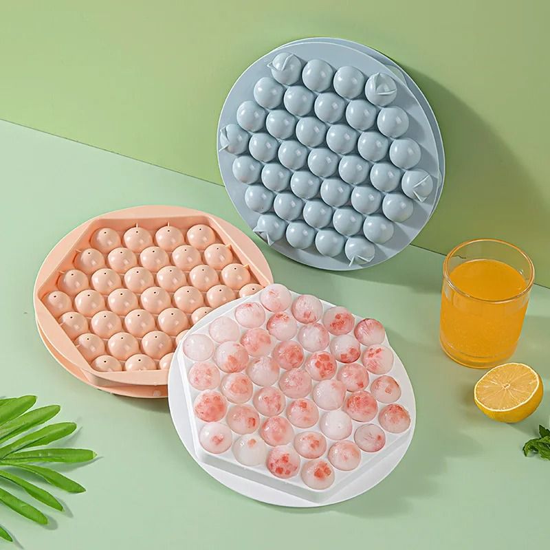 Round Ice Ball Mold Tray for Whiskey Frozen Popsicles and Ice Cubes