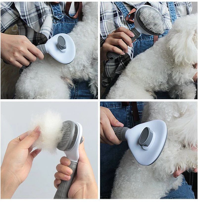 Pet Hair Remover Grooming Brush
