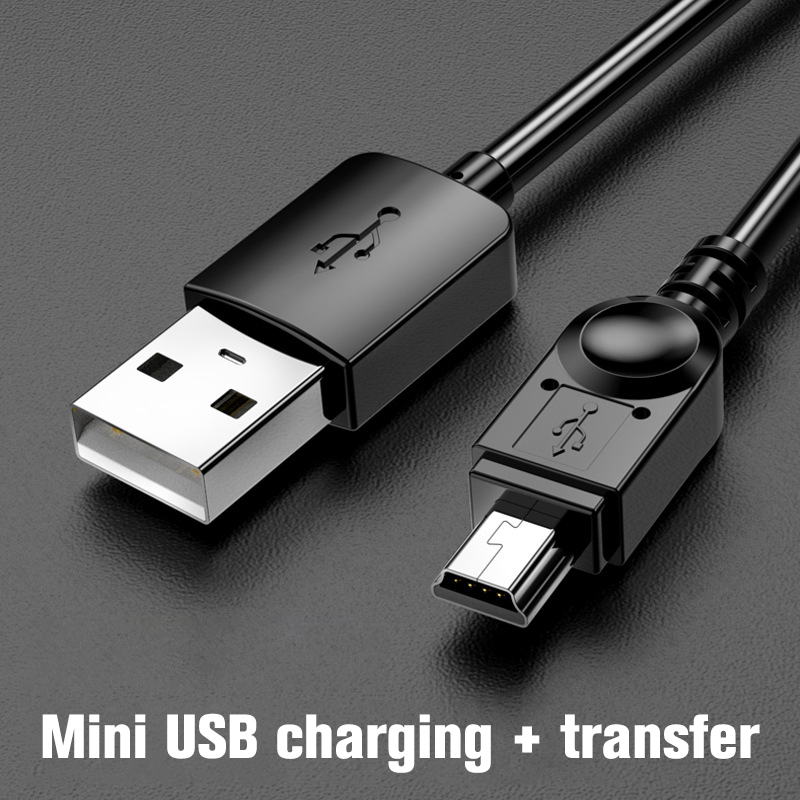 USB to Mini USB Cable, Extra Long 2M 3M, Fast Data Charger for MP3 MP4 Player, Car DVR, GPS Digital Camera, Mini USB
