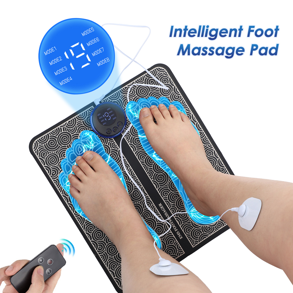 Remote 3D Foot Massage Pad, Slim Legs, Improve Blood Circulation, Relax Muscles, Foot Massager