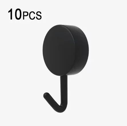 10-Pack Strong Self-Adhesive Wall Hooks