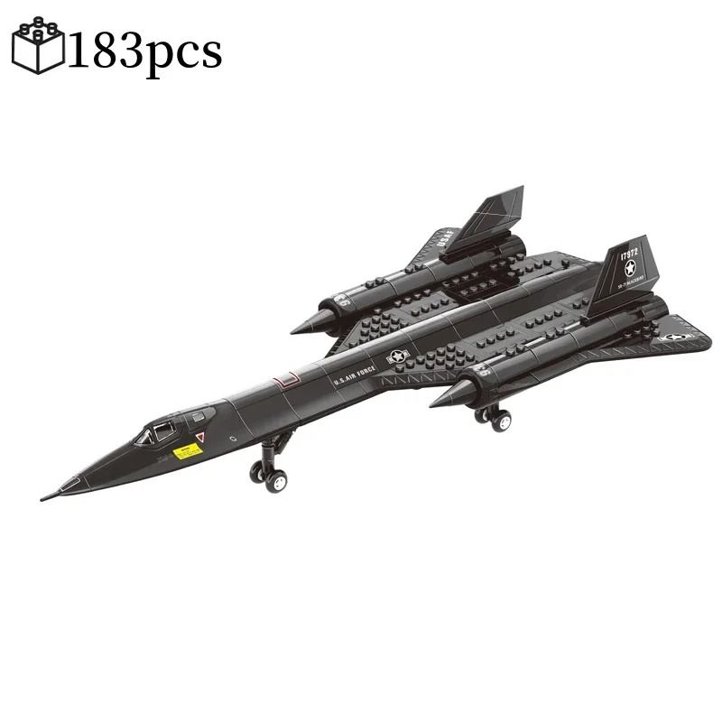 SR-71 Blackbird Spy Plane – Technical Military Building Set – High-Yield Strategic Interaction Hub