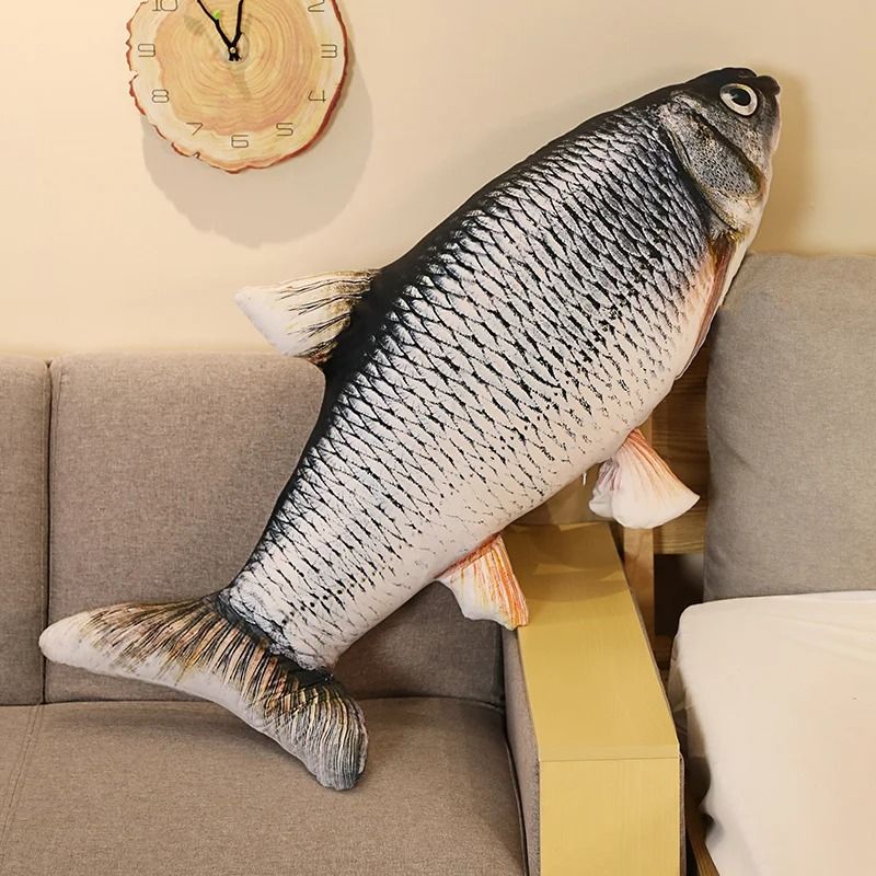 Realistic Grassfish Plush Pillow - 16