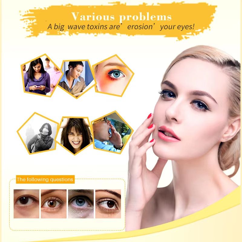 Gold Collagen Crystal Eye Patch 20-Piece Firming & Moisturizing Skincare Set
