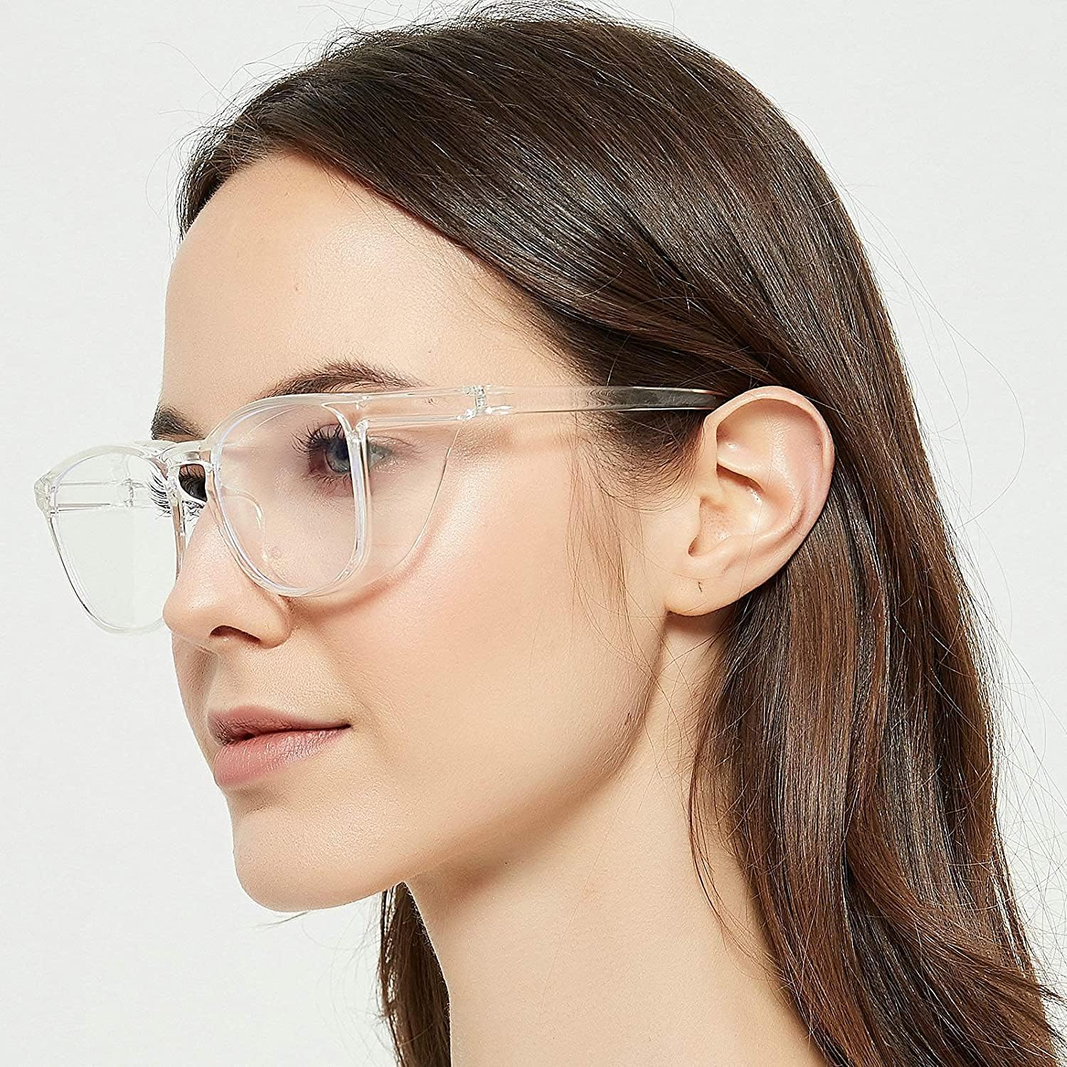 Anti Fog Blue Light Blocking Glasses with Side Shields for Pollen and Dust Protection