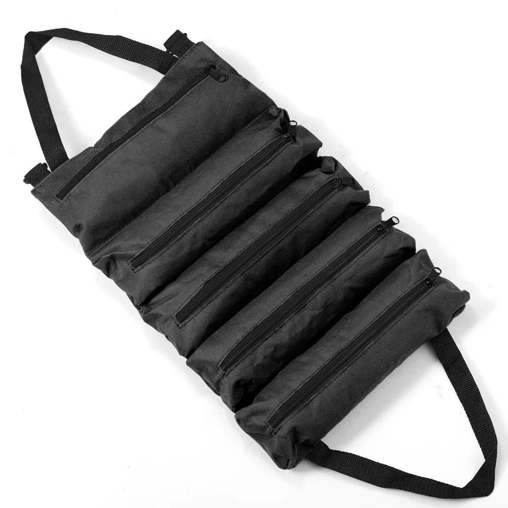 Multipurpose Oxford Tool Organizer Bag Foldable Storage Pouch for Work Tools