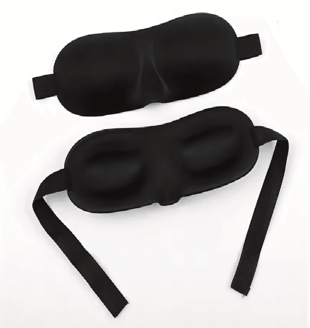 PureRest Adjustable Natural Sleep Mask For Travel And Home