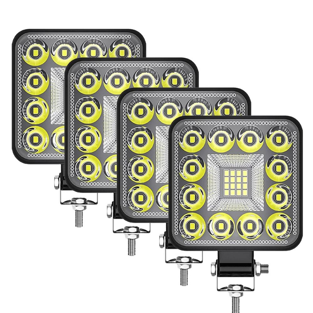 NLpeal 128W High-Intensity LED Light Bar | IP68 Waterproof Combo Beam for Offroad, 4x4, & Marine