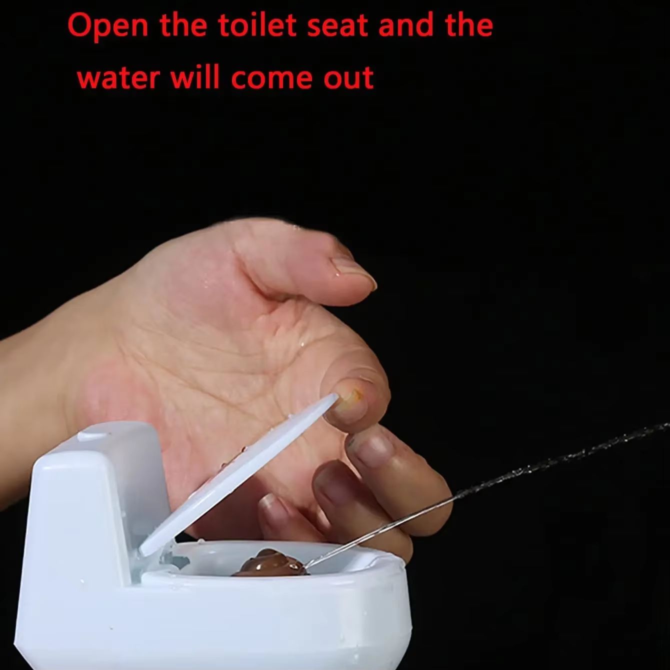 Funny Puppy Spray Prank Toy Toilet Simulation Joke Sprinkler