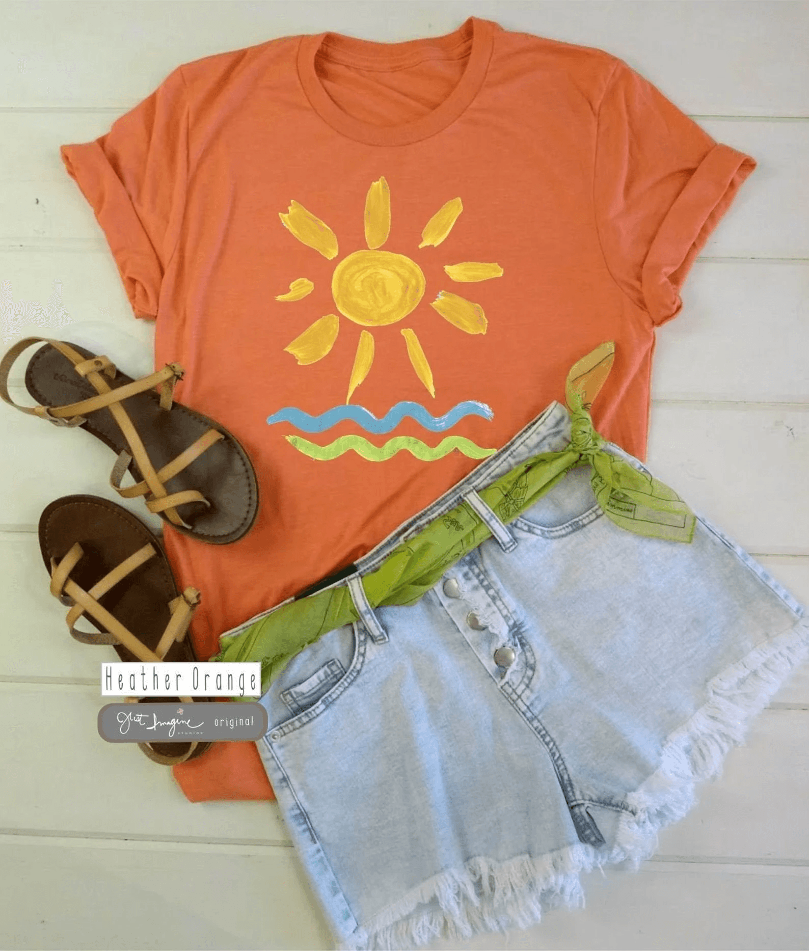 Hello Sunshine Summer Beach Unisex T-Shirt