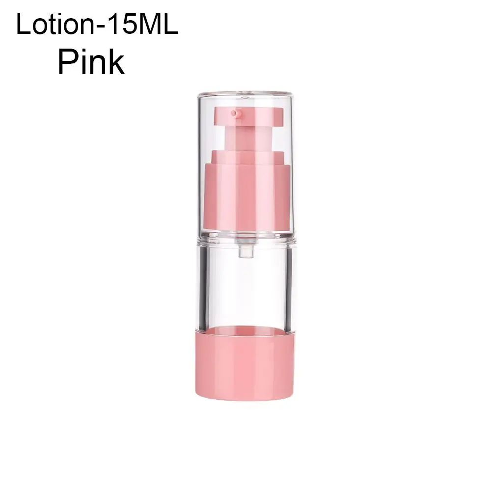 AirLock Travel Refillable Pump Bottle Set – Leakproof travel lotion bottles & vacuum cosmetic containers (15/30/50ml)