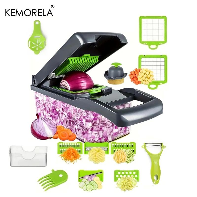 Vegetable Chopper 14 or 16 in 1 Multifunctional Cutter