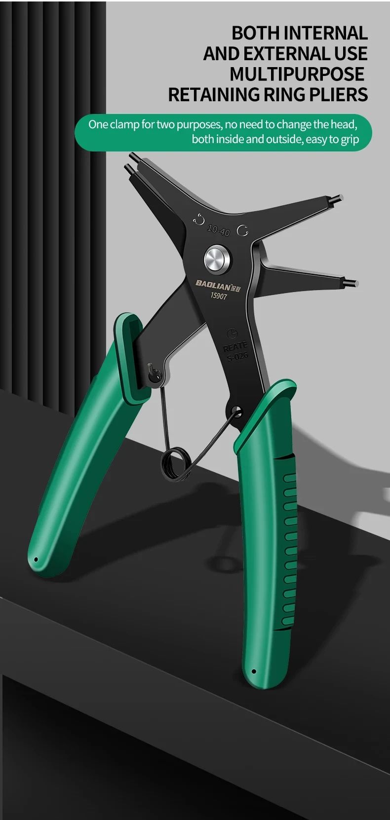Multifunction Snap Ring Circlip Pliers