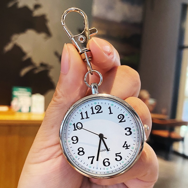 Steampunk Pocket Watch Necklace Vintage Eagle Quartz Pendant Timepiece