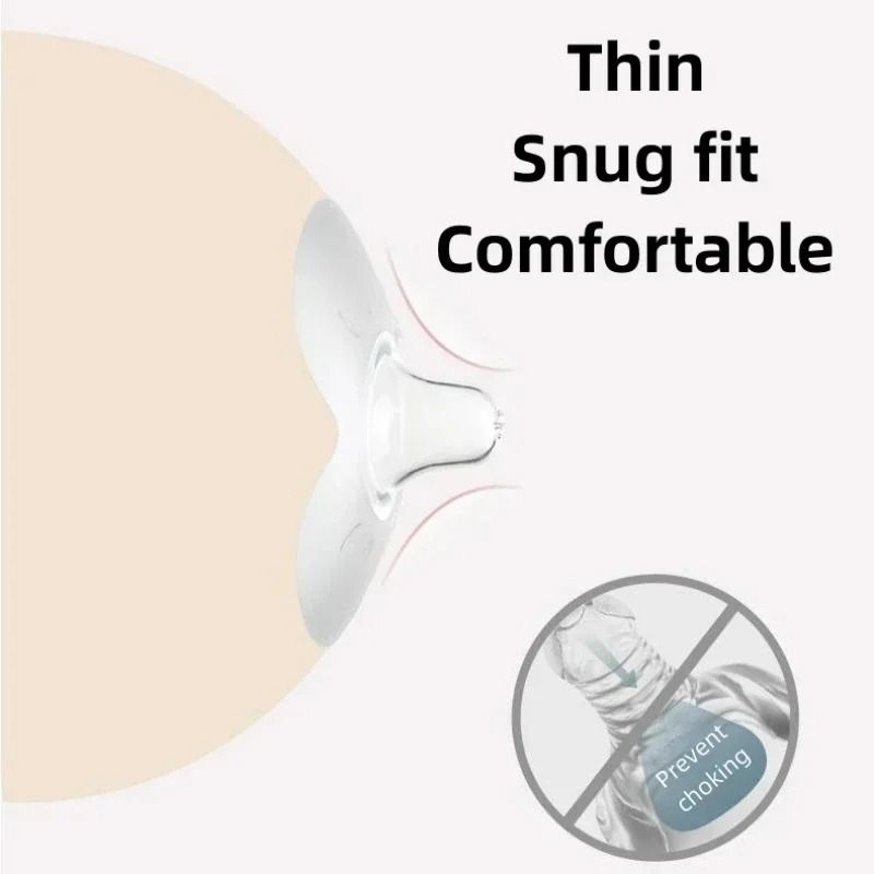 Silicone Breastfeeding Nipple Shields Two Pack Nursing Protection Covers