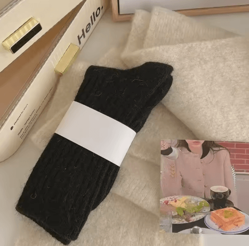 Womens Thermal Wool Socks – Thick Cashmere Warm Long Winter Socks