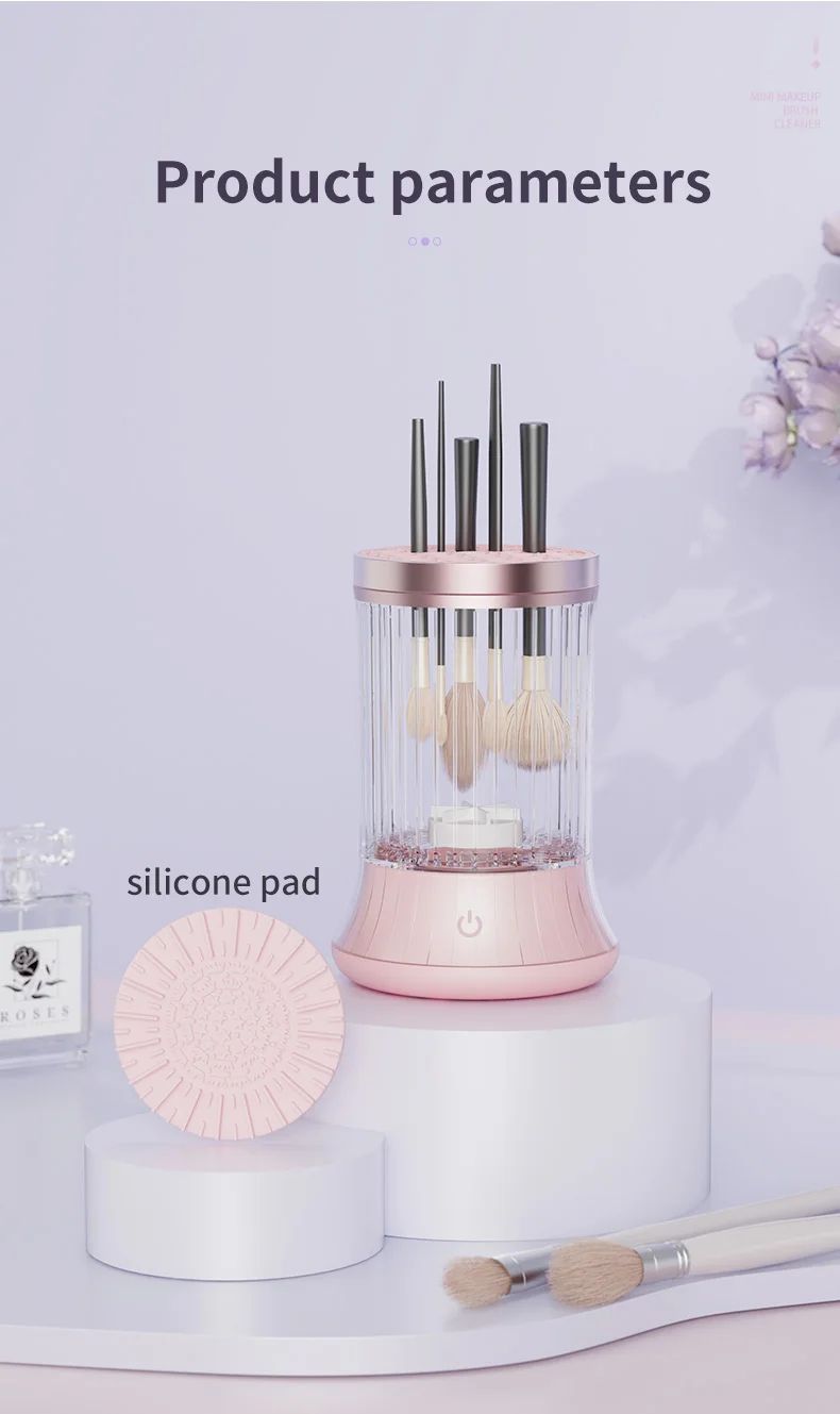 Electric Makeup Brush Cleaner with Drying Function