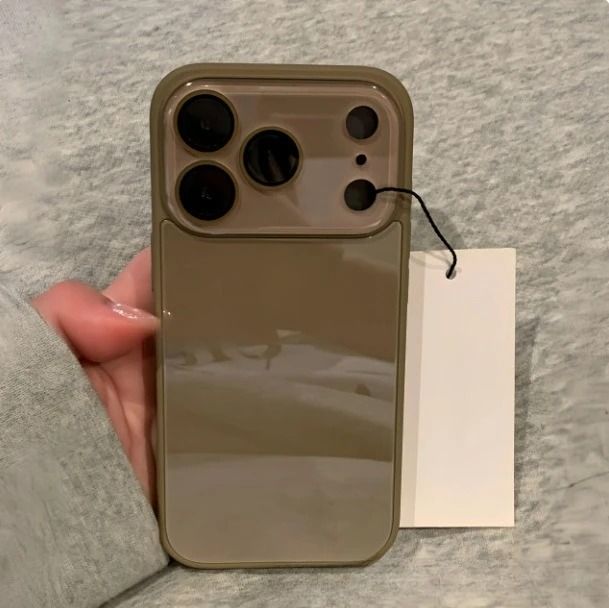Luxury iPhone Tempered Glass Case Shockproof Hard Back with Camera Protection