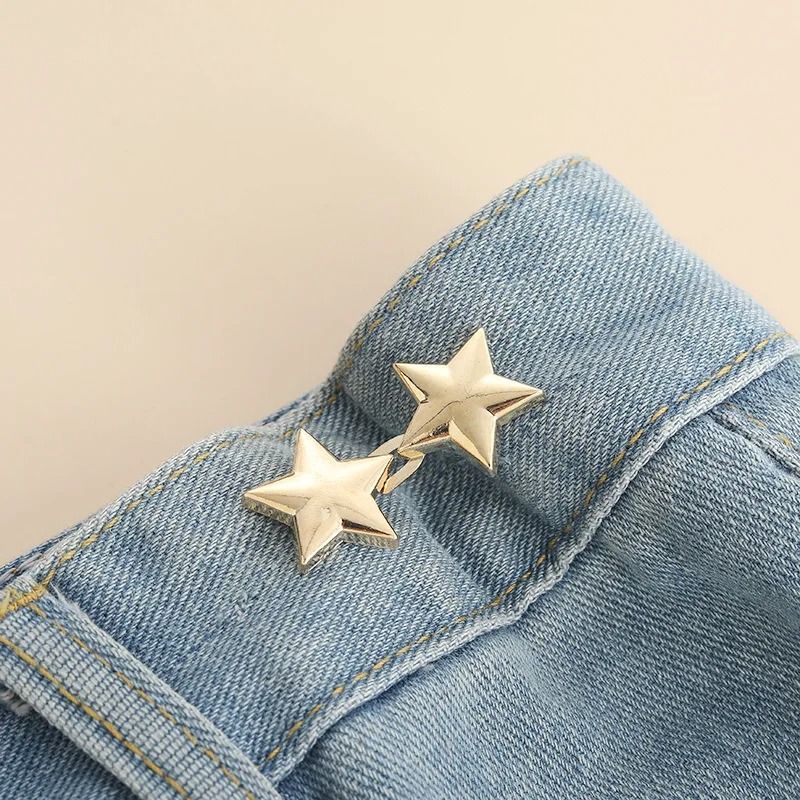 Adjustable Jeans Button Clips Waist Tightener Snap Button Buckle