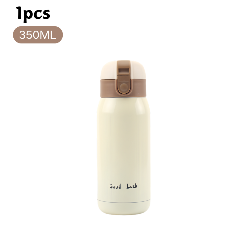 Stainless Steel Thermal Coffee Mug, Cute Mini Thermos, Portable Vacuum Flask, Insulated Water Bottle