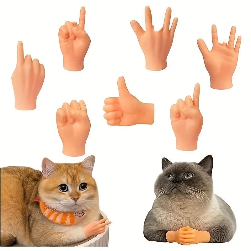 Small Hands Finger Puppet Set and Precision Miniature Rubber Performance Hardware