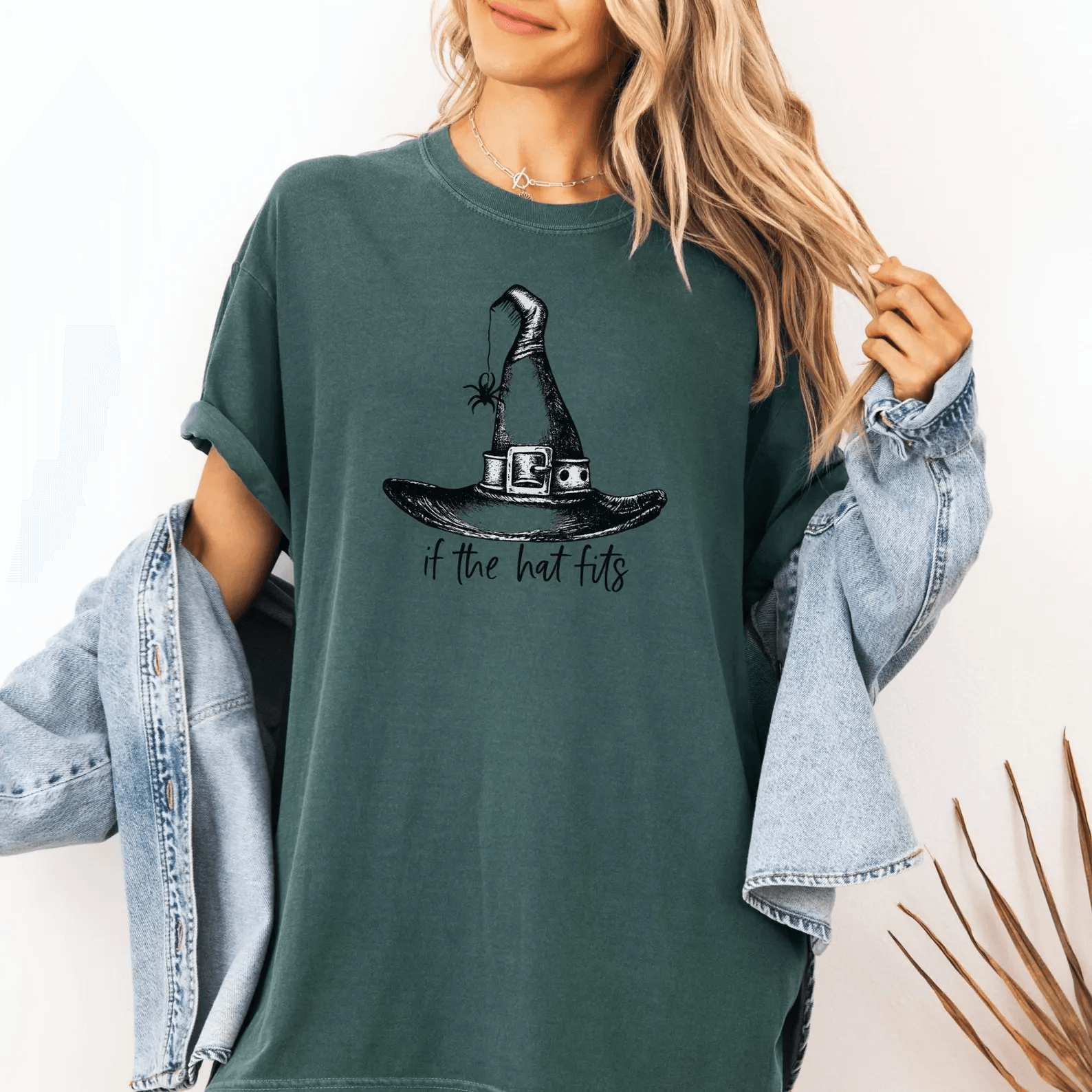 If The Hat Fits Witch Shirt Halloween Tee