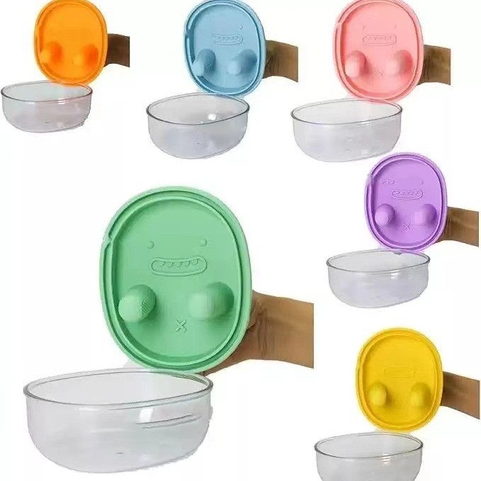 Food Storage Container, Snack Storage Box with Hands-Free Design for Camping and Home Kitchen Use