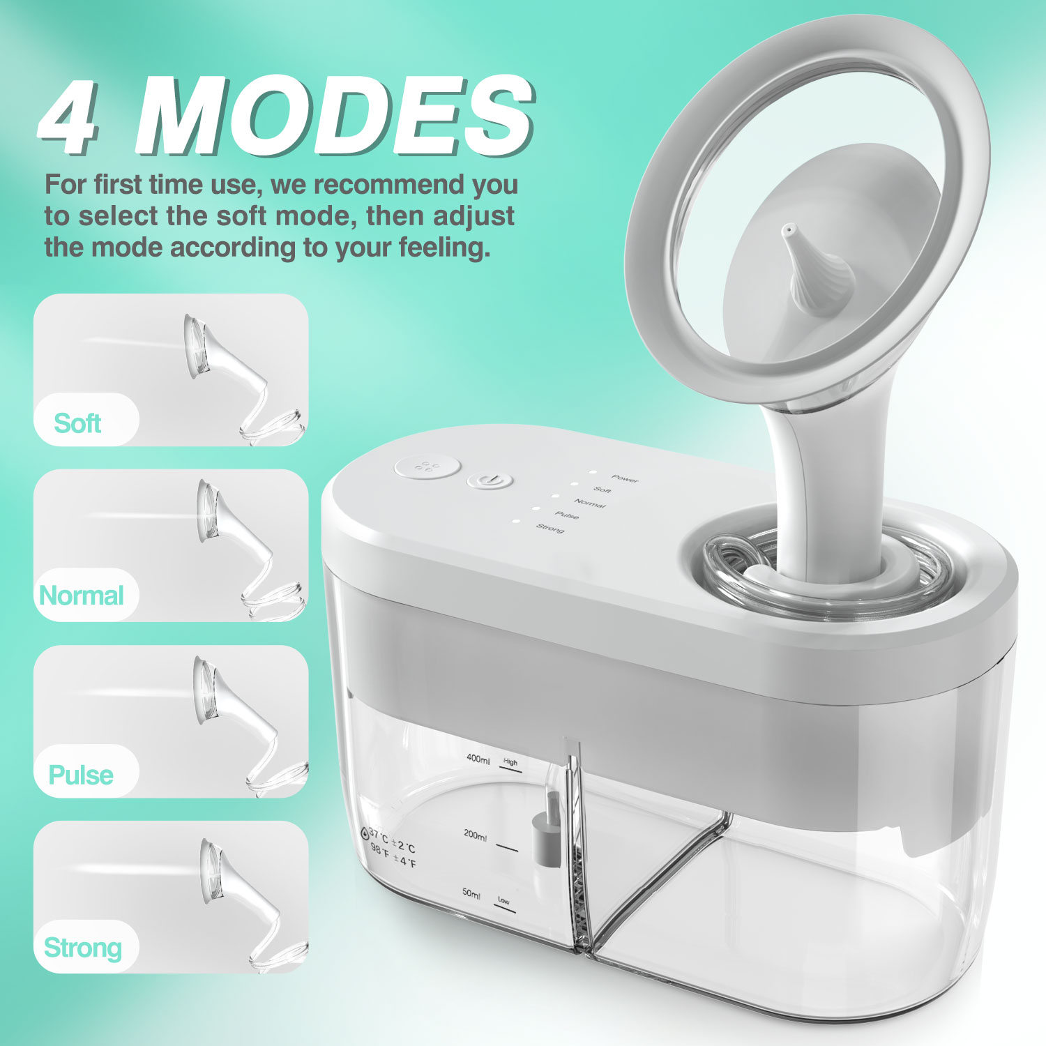Ear Washer, Electric Ear Cleaner Kit, Safe Earwax Removal for All Ages