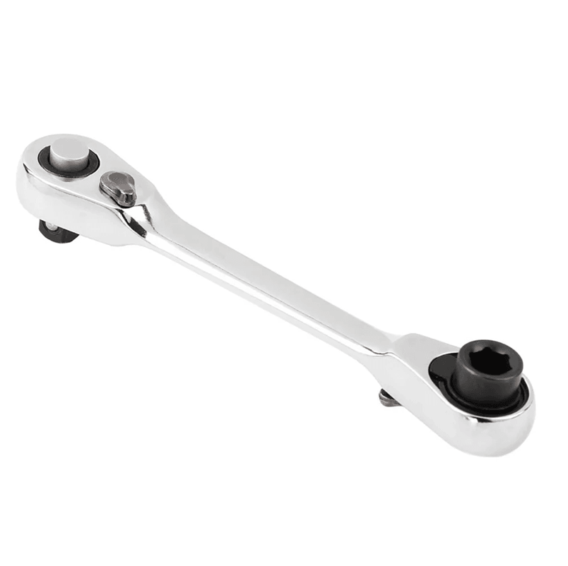 Compact 2in1 Ratchet Wrench and Screwdriver Bit Set
