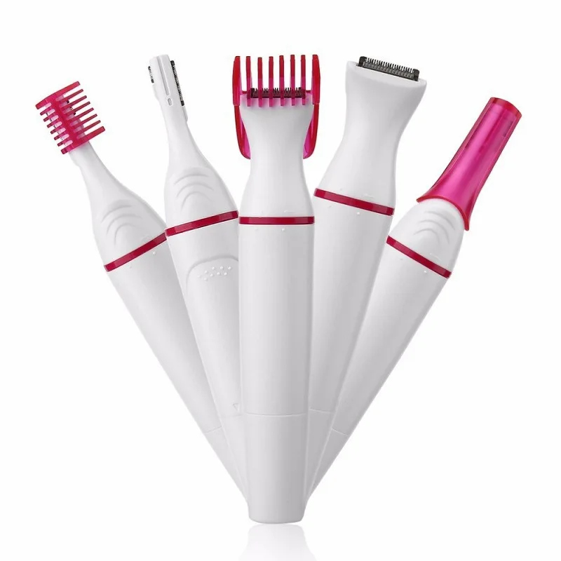 GlowSmooth Womens Electric Shaver Facial Hair Remover and Eyebrow Trimmer
