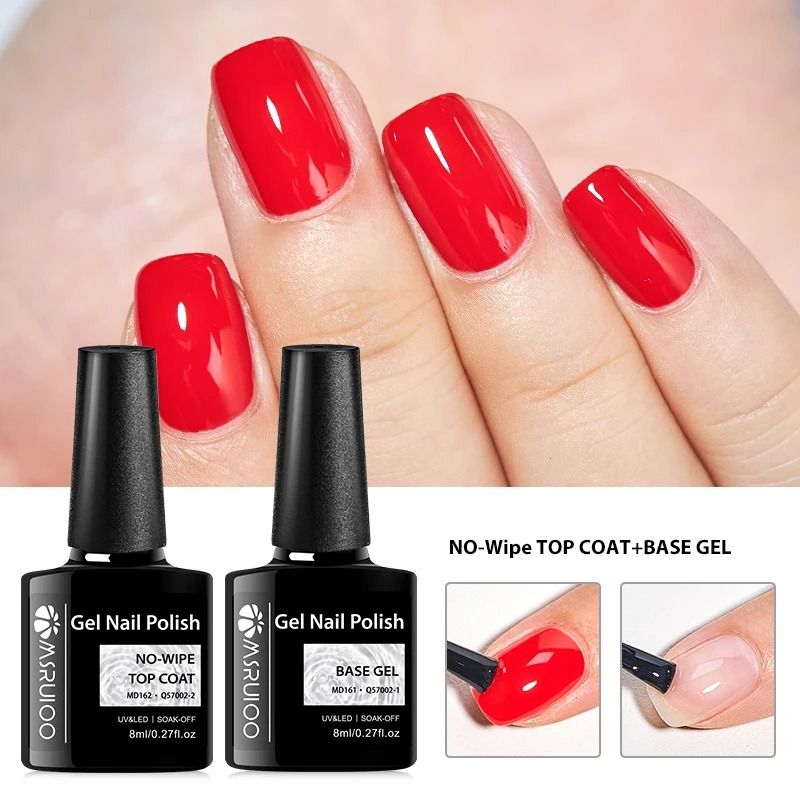 8ml Essential Base and Finishing Gel Set