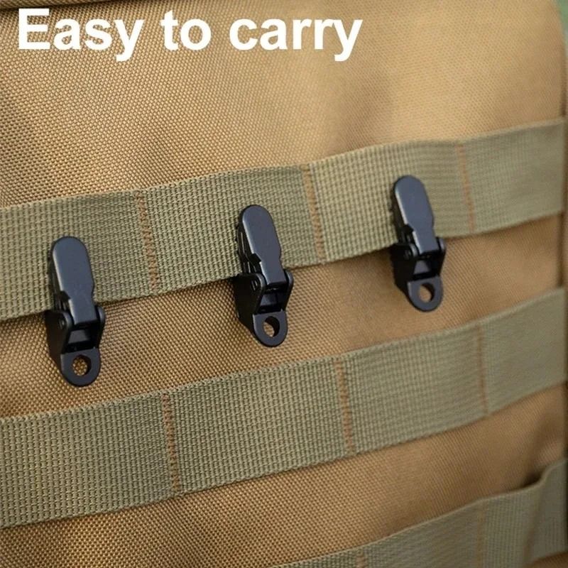 Heavy-Duty Camping Tent Clip Set (10 PCS)