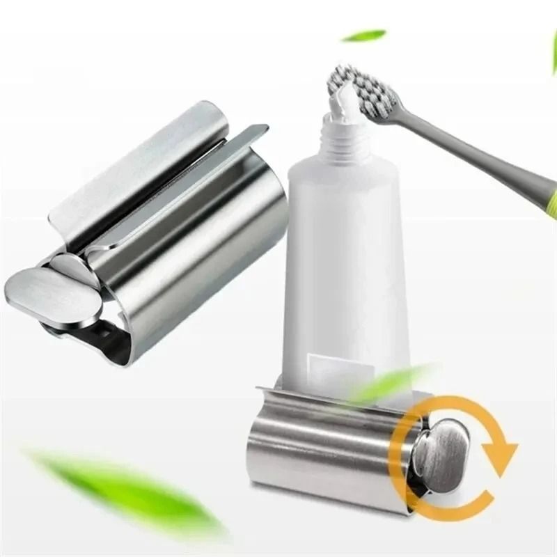 Stainless Steel Toothpaste Tube Squeezer Roller for Bathroom and Cosmetics