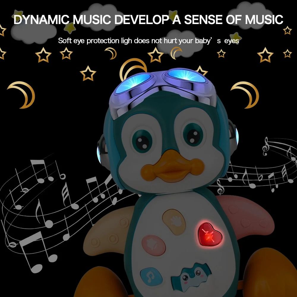 Interactive Musical Walking Penguin Toy