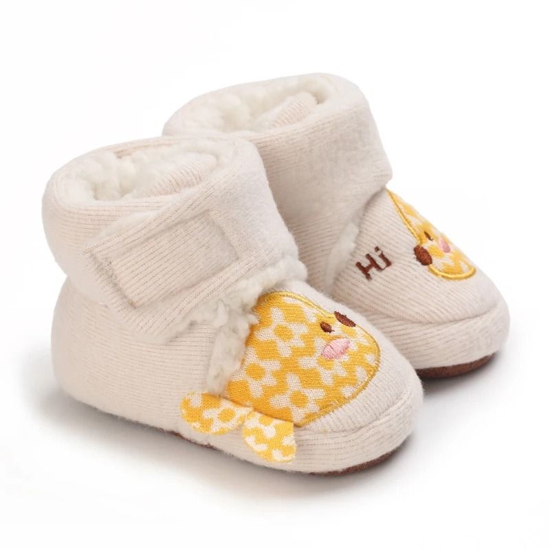 Cute Soft Cartoon Cotton Baby Toddler Shoes First Walker