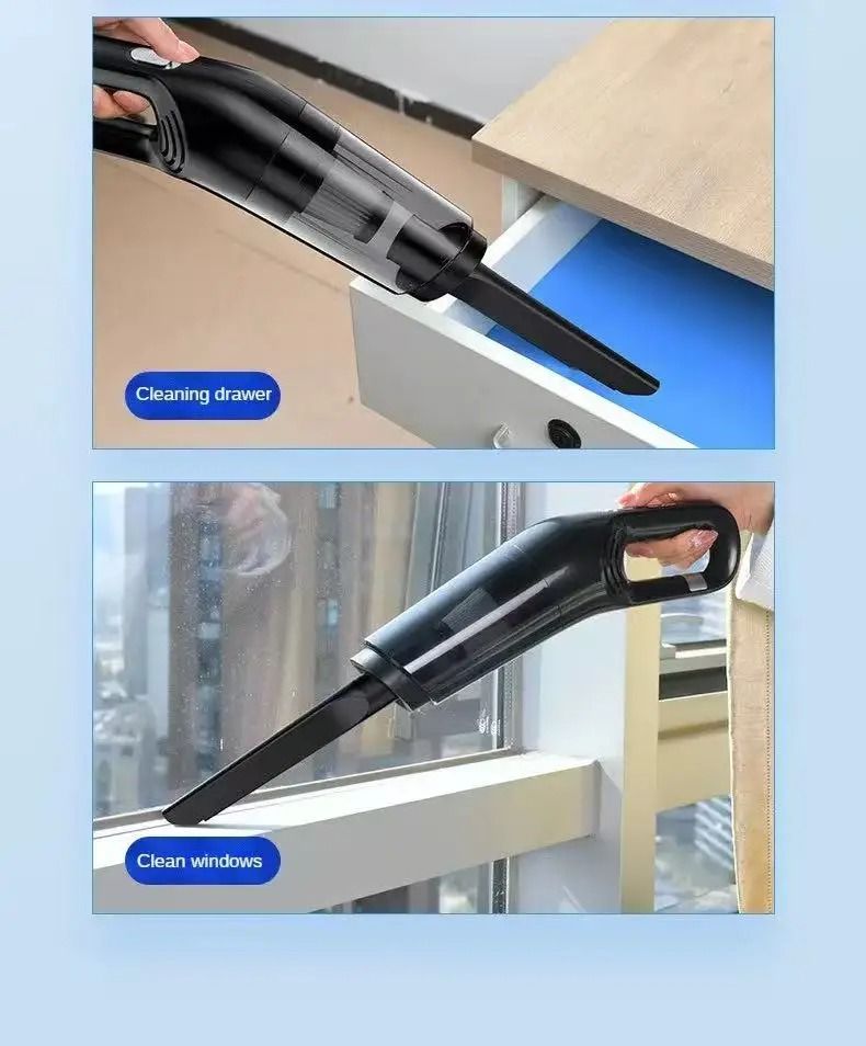 Portable Wireless Car Vacuum Cleaner High Power 10000PA Suction