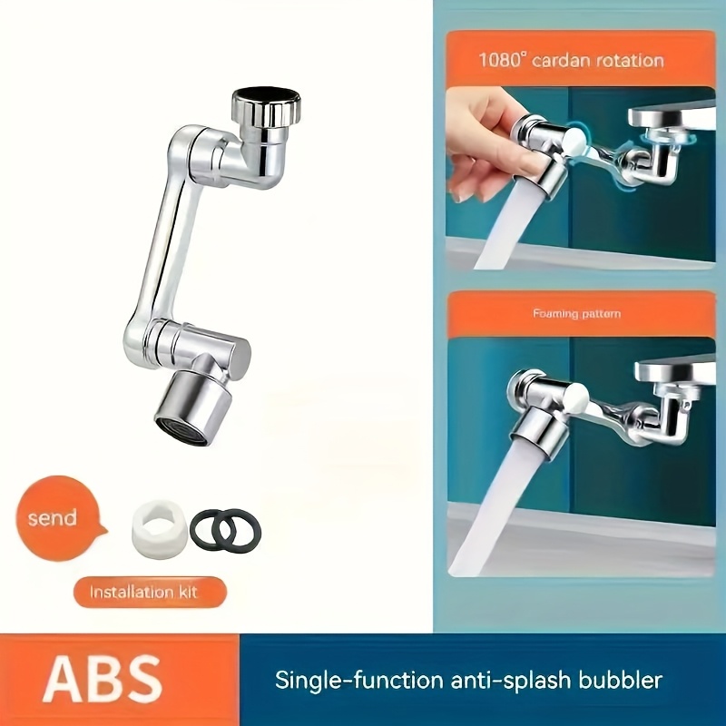 Rotating Faucet Extender Spray Head for Kitchen and Bathroom Sinks