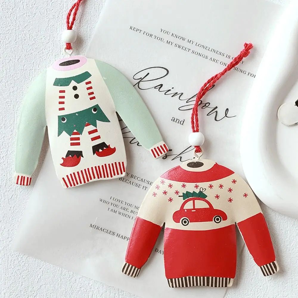 Iron Art Christmas Hanging Ornaments DIY Cartoon Soldier & Angel Drops for Tree, Party, Crafts, Holiday Decor