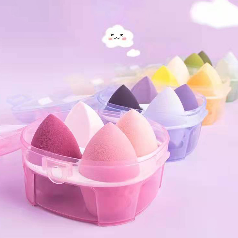 Makeup Sponge Powder Puff Set - Versatile Beauty Sponge for Wet & Dry Application