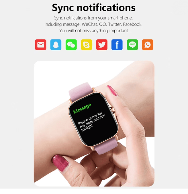 ActivePulse Sport Smart Watch with Fitness Tracker and Call Function
