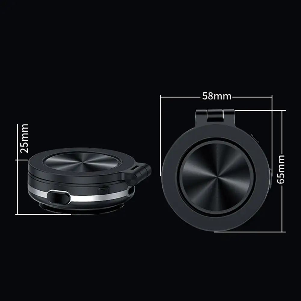 Magnetic Car Phone Holder Electric Vacuum Suction Mount Strong Grip 360° Rotation Secure Dashboard Windshield Stand