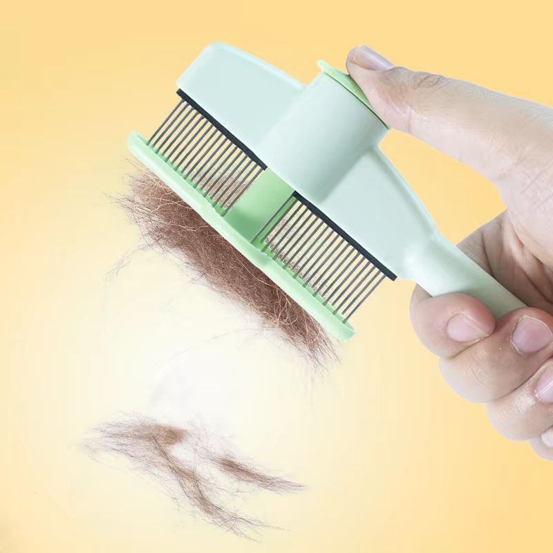 PurrEase Cat Grooming & Massage Brush – Professional Pet Hair Removal Comb for Cats & Kittens