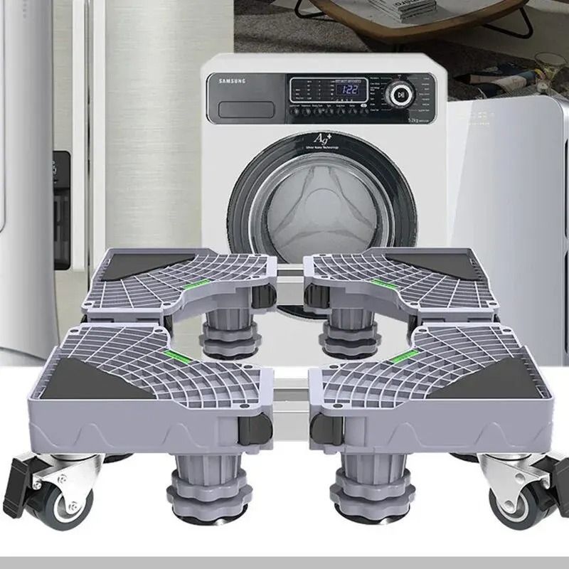Universal Adjustable Washing Machine Stand Base for Refrigerator and Dryer Support