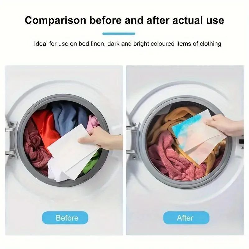 ColorGuard Dye-Catching Laundry Sheets – Fade & Color Transfer Protection for Mixed Wash Loads
